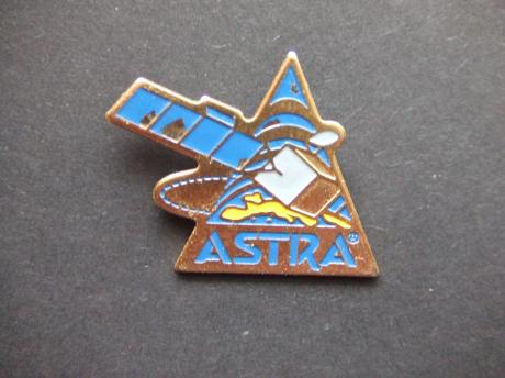 Astra satelliet,communicatiesatelliet blauw met geel